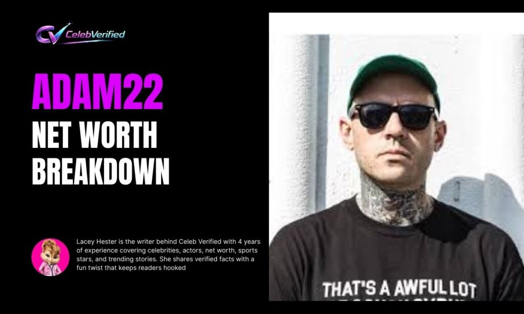ADAM22 NET WORTH BREAKDOWN