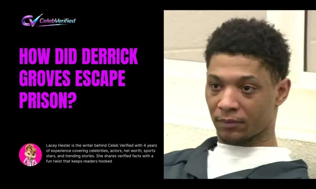 How did Derrick Groves escape prison?