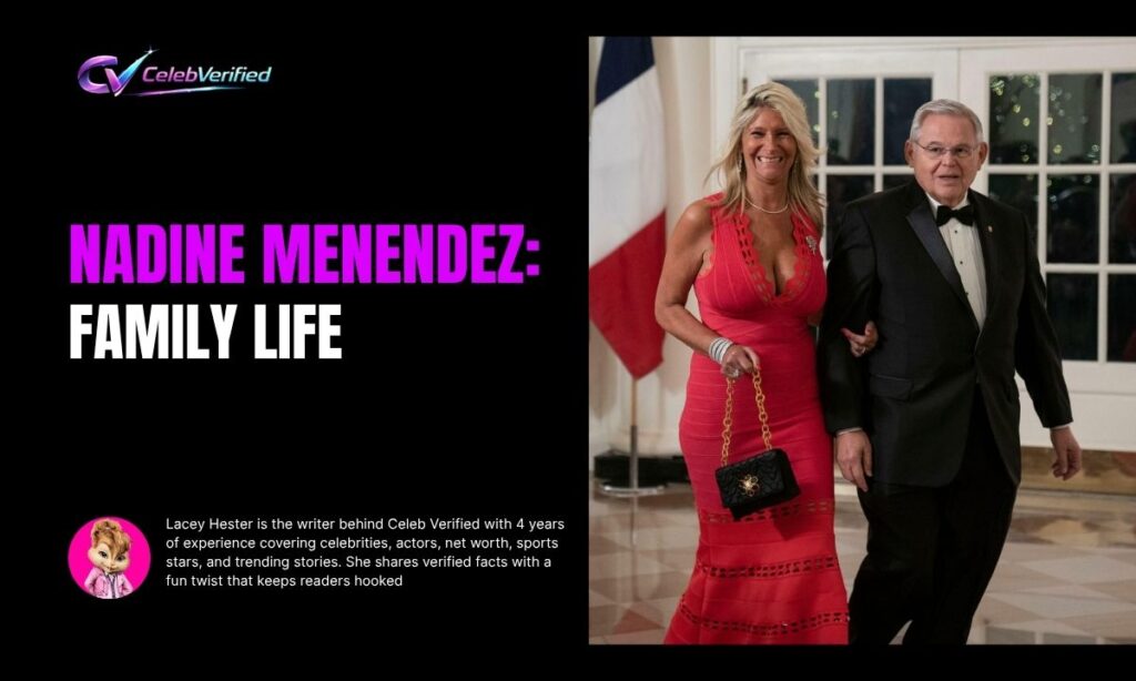 Nadine Menendez Family Life