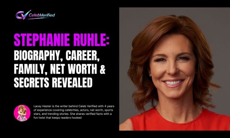 Stephanie Ruhle: Biography, Career, Family, Net Worth & Secrets Revealed