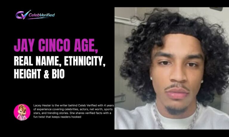 Jay Cinco Age, Real Name, Ethnicity, Height & Bio