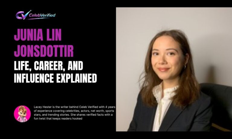 Who is Junia Lin Jonsdottir? Life, Career, and Influence Explained