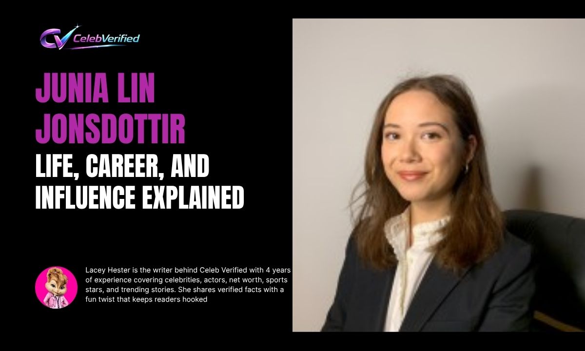 Who is Junia Lin Jonsdottir? Life, Career, and Influence Explained